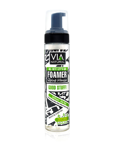VIA NATURAL FOAMER STYLING MOUSSE -8OZ